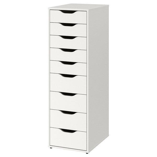 IKEA ALEX 9 drawers unit, white, 36x116 cm