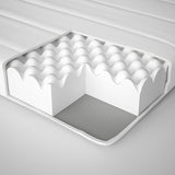 IKEA AFJALL Foam mattress, firm/white. 90x200 cm