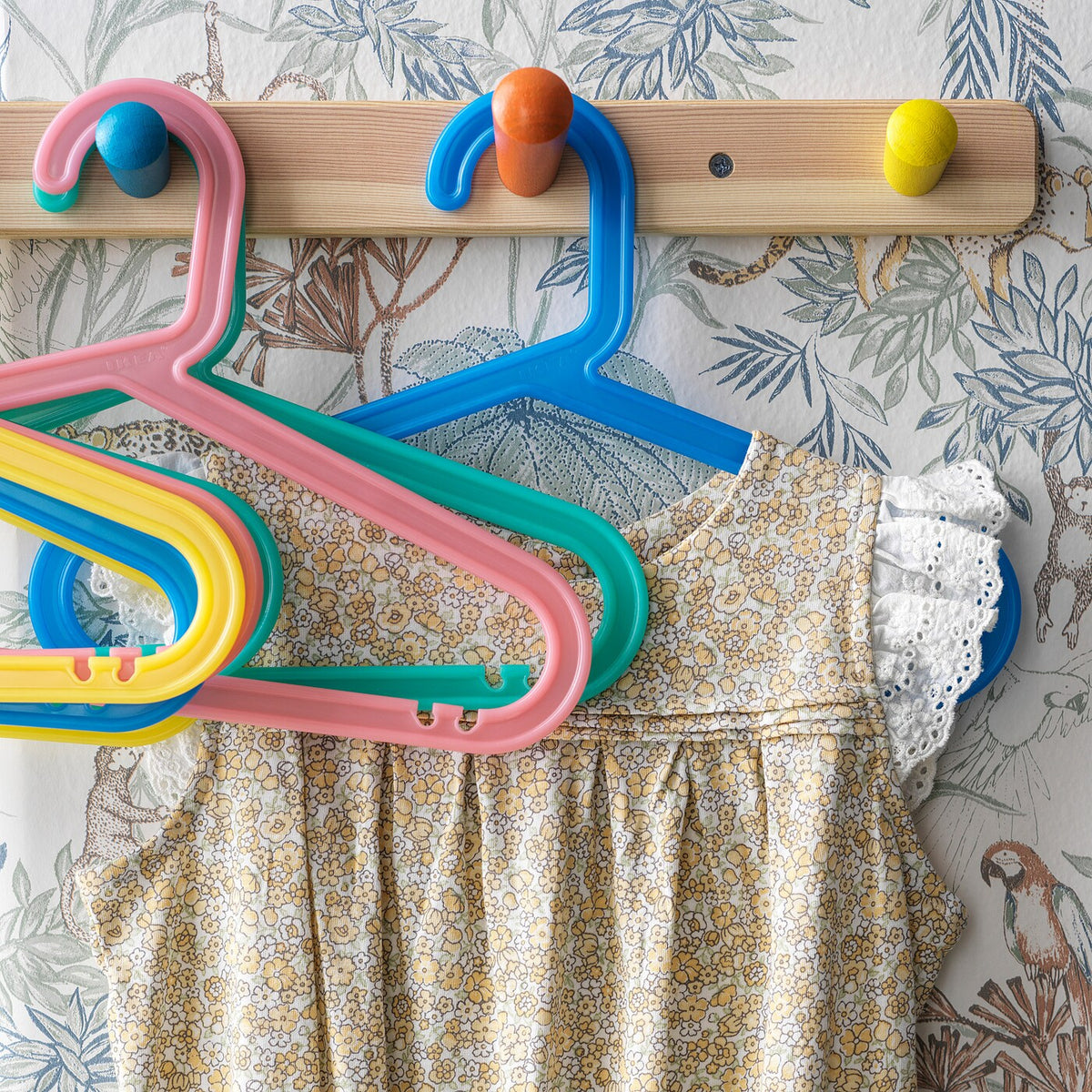 IKEA BAGIS children's coat-hanger, mixed colors