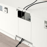 IKEA BESTA TV bench w door/2 drawers, white,180x42x39 cm