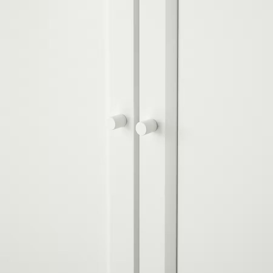 IKEA BILLY bookcase with door, white, 80x28x106 cm