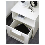 IKEA BRIMNES bedside table, white, 39x41 cm