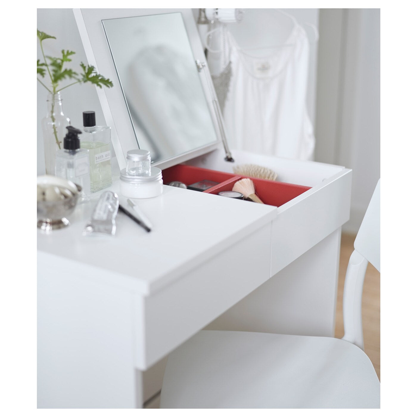 IKEA BRIMNES dressing table, white, 70x42 cm Good Furniture