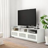 IKEA BRIMNES TV bench, white, 180x41x53 cm