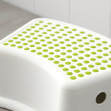 IKEA FORSIKTIG children's stool, white/green