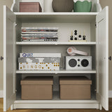 IKEA HAUGA high cabinet with 2 doors, white, 70x199 cm