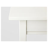 IKEA HEMNES bedside table, white stain, 46x35 cm