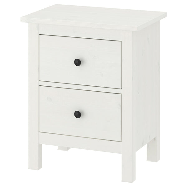  IKEA HEMNES chest of 2 drawers, white stain, 54x66 cm