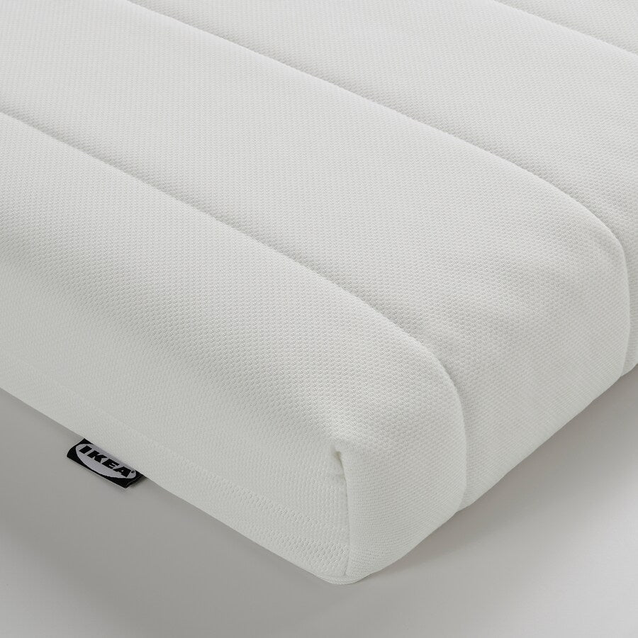 IKEA ASVANG foam mattress firm/white 80x200 cm