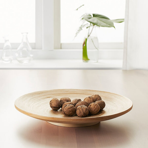 IKEA HULTET dish, bamboo, 30 cm