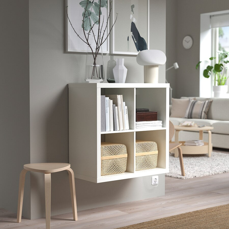 IKEA KALLAX Shelving unit 2x2, white, 77x77 cm --- GOOD FURNITURE – Good  Furniture