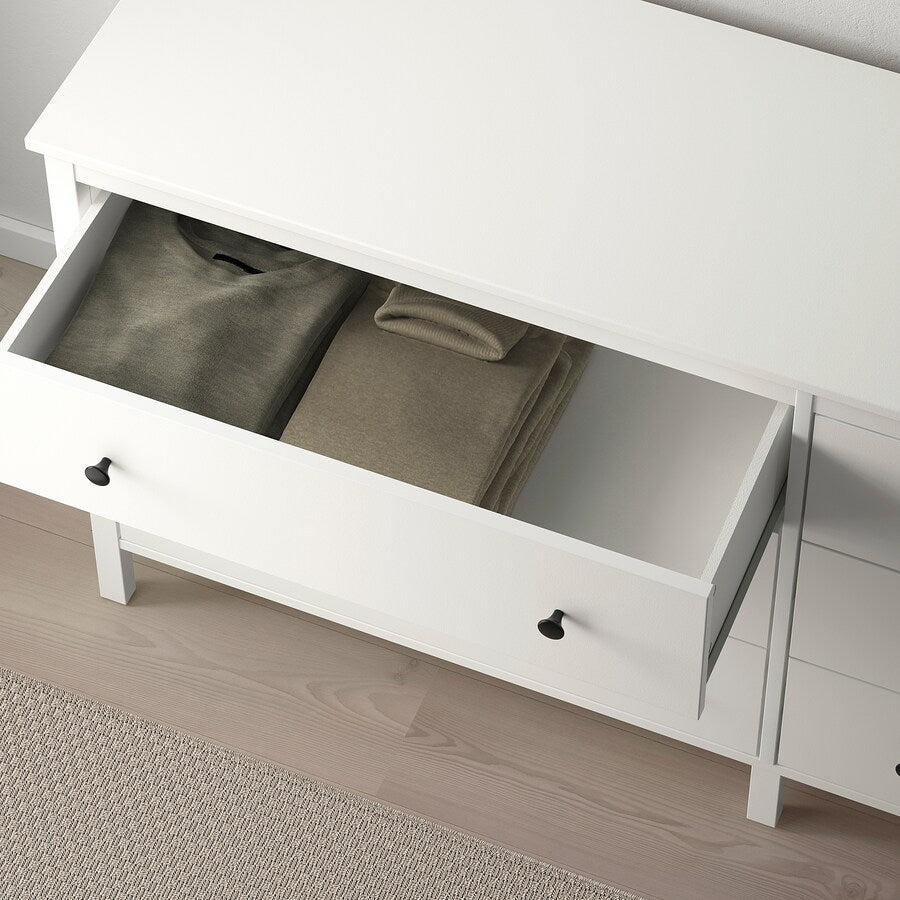 IKEA KOPPANG chest of 6 drawers, white, 172x83 cm