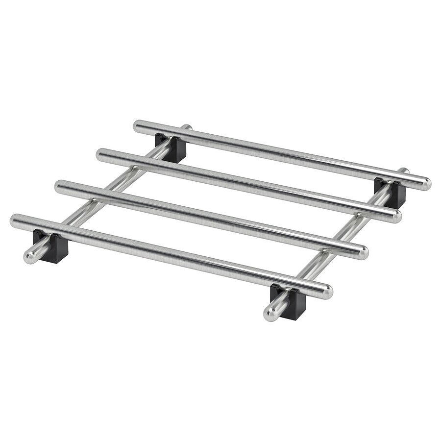 IKEA LAMPLIG Pot stand, stainless steel