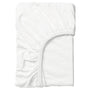 IKEA LEN Fitted sheet for ext bed, white, 80x130 cm