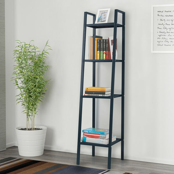IKEA LERBERG shelf unit, dark grey, 35x148 cm