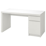IKEA MALM desk, white, 140x65 cm