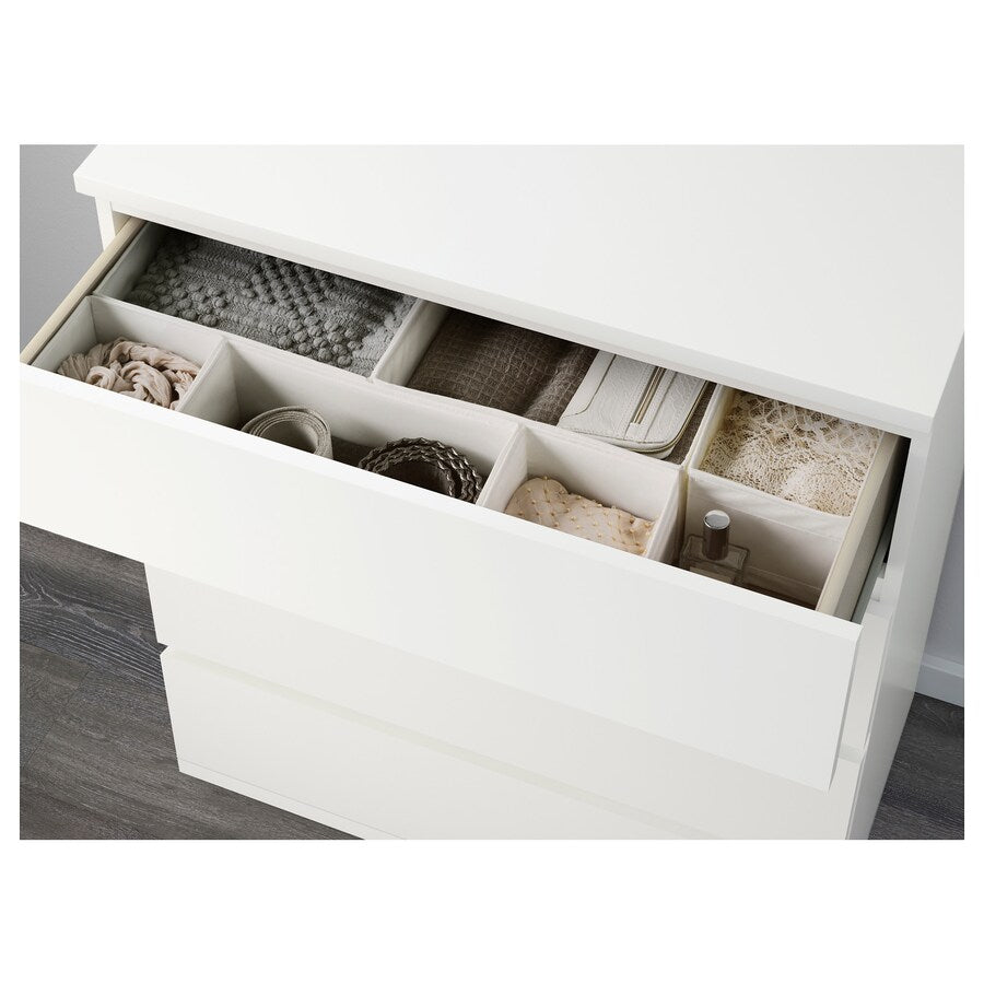 Ikea malm white clearance 4 drawers
