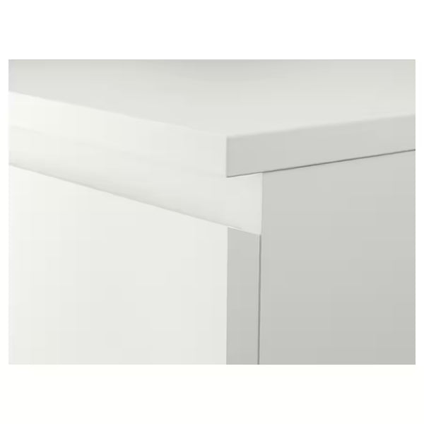 IKEA MALM chest of 4 drawers, white, 80x100 cm