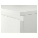  IKEA MALM 6 drawers with mirror, white, 40x123 cm