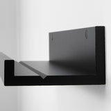 IKEA MOSSLANDA picture ledge, black, 55 cm