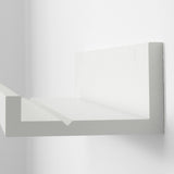 IKEA MOSSLANDA picture ledge, white, 55 cm