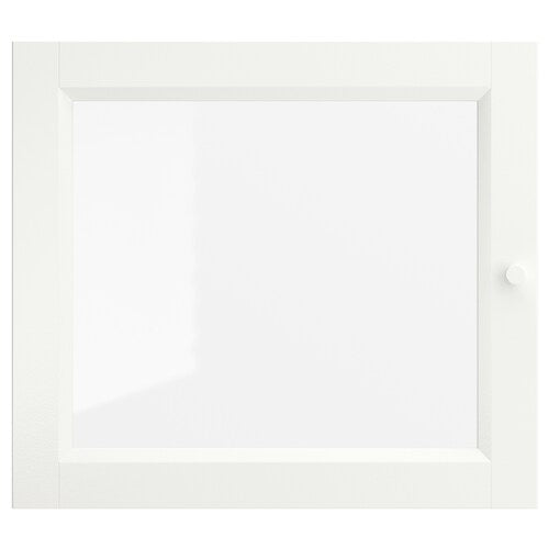 IKEA BILLY OXBERG glass door, white, 40x35 cm