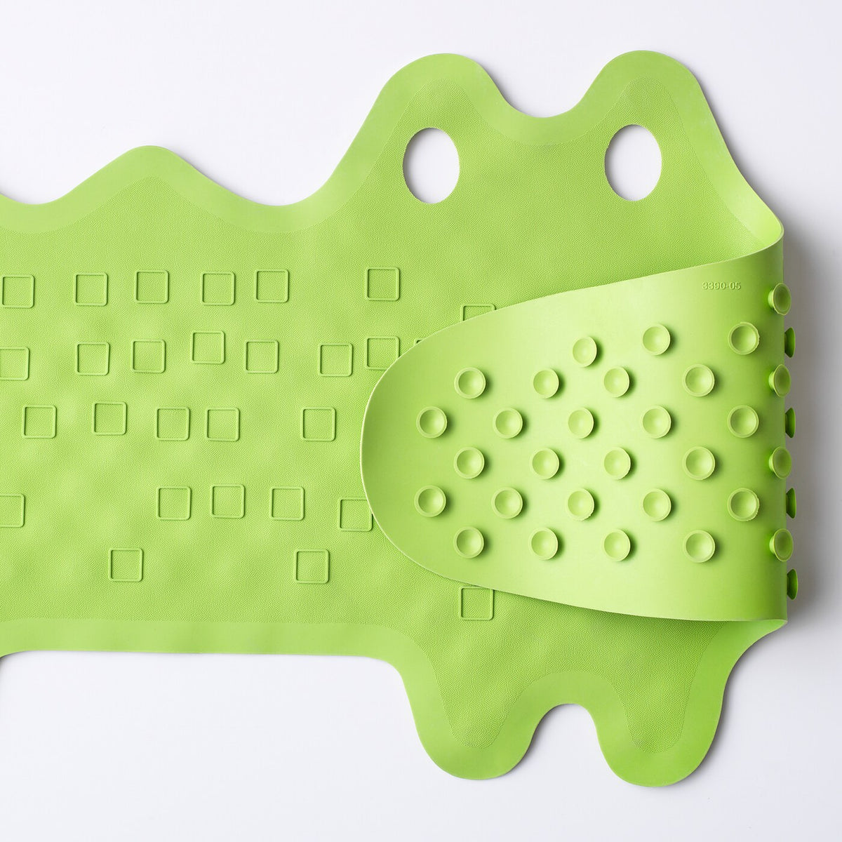 IKEA PATRULL bathtub mat, crocodile, green, 33x90 cm