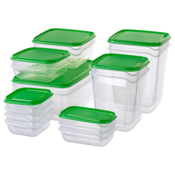 IKEA PRUTA food container, set of 17