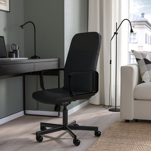 IKEA RENBERGET swivel chair, black
