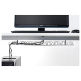 IKEA SIGNUM cable trunking horizontal, silver-color
