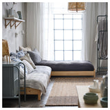 IKEA UTAKER stackable bed w 2 foam mattresses, pine, 80x200 cm